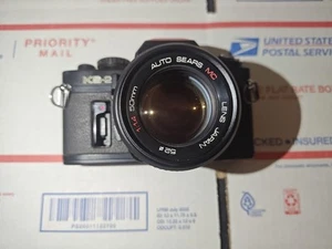 Sears KS II  35mm Film Camera w/ 50mm Auto Sears Mc Lens Japan 52 1:1.4 Working  - Picture 1 of 24