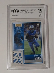 Jahmyr Gibbs NFL ROOKIE 1/3846 Mint 10 Beckett Panini 2023 Detroit Lions 🏈🏈🏈 - Picture 1 of 5