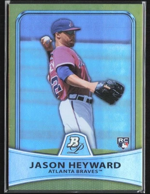 Jason Heyward 2010 Bowman Platinum Gold Refractor RC /539 #91 Atlanta Braves - Image 1 of 2