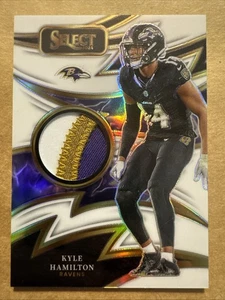 Kyle Hamilton 2024 Panini Select Sparks Patch Jersey 3 Color /75 #S-KHN - Bild 1 von 2