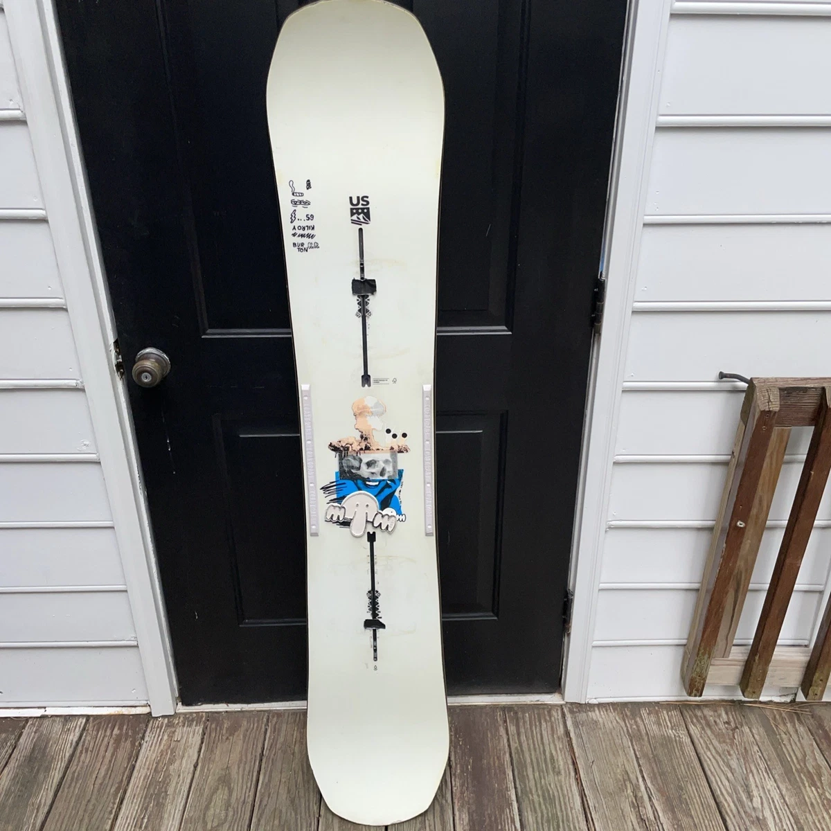 7-8回使用 159cm BURTON PROCESS×MISSION Lサイズ 24/25モデル Men's Process Camber Board [106921] 【大型商品