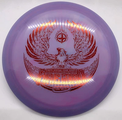 Innova 2021 Sexton Firebird Champion Glow PURPLE Pink/Red Swirly Nate Disc Golf - Image 1 of 4