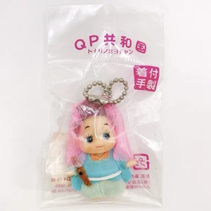 Ropa japonesa QP Kewpie Rose O'Neill Kew John Netsuke Mascota Figura Correa - Imagen 1 de 12