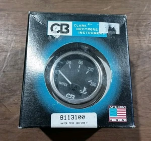 Clark Brothers Instrument Water Temp Gauge 8113100 USA - Picture 1 of 2