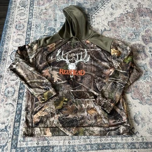 RedHead Hunting Hoodie Men Large Brown archery Camo Long Sleeve Pullover - Picture 1 of 6