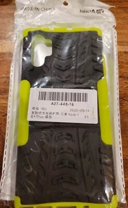 Tire Tread Look Black And Green Cell Phone Case For Samsung Galaxy Note 10 - Picture 1 of 2