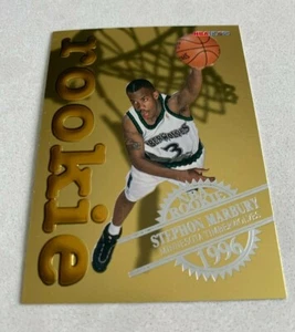 NBA STEPHON MARBURY Timberwolves 1996 NBA Hoops ROOKIE RC Trading CARD #17 - Bild 1 von 3