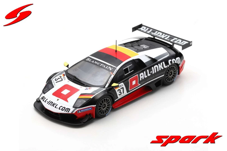 Spark 1/43 Lamborghini Murciélago LP670 R-SV GT1 #37 FIA GT1 WC 2011 S9612 - Immagine 1 di 1