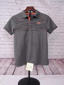 Gently Used Under Armor Button-up Polo Shirt, Sized Youth Medium - Picture 1 of 4