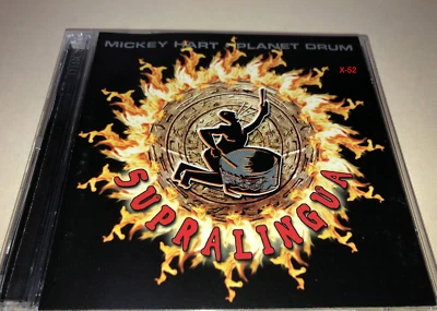 Mickey Hart CD Planet Drum with Supralingua Bonus Disc solo grateful dead - Image 1 of 4