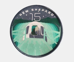 Blue Origin New Shepard 15 NS15 Patch T Shirt White XL Test Flight Jeff Bezos - Picture 1 of 3