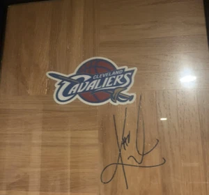 Kyrie Irving Signed 12x12 Floorboard Dallas Mavericks W/proof - Picture 1 of 3