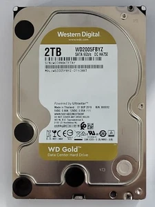 WD2005FBYZ-01YCBB3, DCM: -, SEP 2019, Western Digital 2Tb 3.5" Sata HDD - Picture 1 of 2