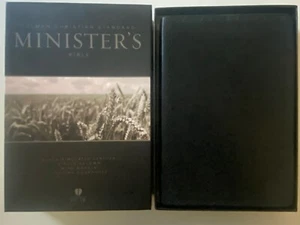 HCSB Ministerbibel ~ schwarz LeatherTouch ~ einspaltig ~ breiter Rand ~ Box - Bild 1 von 24