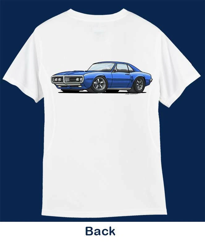 1967-68 Pontiac Firebird Cartoon Muscle Car Coupe or Conv Tshirt  0514 GA auto - Image 1 of 1