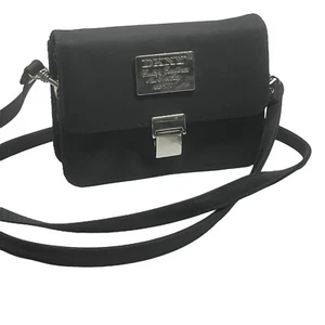 DKNY Donna Karan New York Black Nylon Handbag Purse Shoulder  6” x 4” x 1.75” - Picture 1 of 6