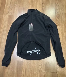 NWT Rapha Women's Cycling Jacket Faux Leather Trim Back & Hem Flap Back Size S - Picture 1 of 8