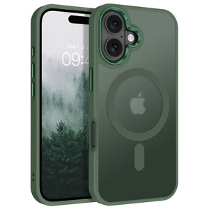 Funda MagSafe para iPhone 16 6.3" a prueba de golpes resistente magnética delgada cubierta de teléfono - Imagen 1 de 45