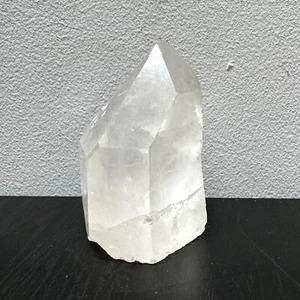 365 g 12,7 Oz Natürlicher Klarer Quarz Kristall Punkt Reiki Chakra Heilung 3,5" - Bild 1 von 13