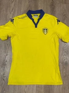 LEEDS UNITED 2015 2016 AWAY FOOTBALL SHIRT SOCCER JERSEY KAPPA SIZE L YELLOW MEN - Picture 1 of 19