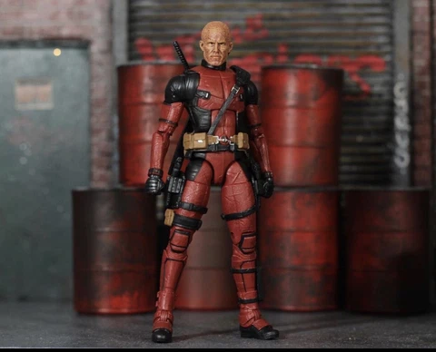 Deadpool Wade Wilson Ryan Reynolds 1/12 Scale HEAD ONLY  painted Marvel legends Cover