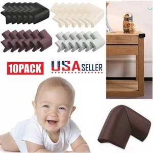 10Pcs Child Baby Desk Table Corner Edge Protector Soft Safety Foam Cushion Guard - Picture 1 of 19