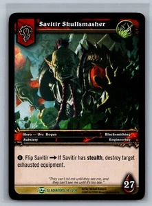 World of Warcraft TCG Savitir Skullsmasher #14/208 WOW Blood of Gladiators - Picture 1 of 2