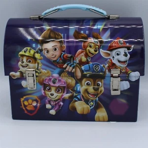 Paw Patrol Metal Workmans Lunchbox All Dogs Kids School Lunch Collectible 7.5" - Afbeelding 1 van 1