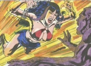 Vampirella 2012 - VH-2 unbekannter Künstler handkolorierte Kunstkarte - Bild 1 von 1