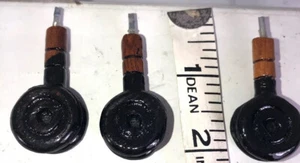 3-Sonderanfertigung professionell gebautes Holz Modellflugzeug Rad Fahrwerk Set Teile - Bild 1 von 12