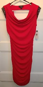 A.Byer Formal Red Dress Is Form Fitting Never Worn With Tags,Woman's Size Small - Picture 1 of 15