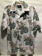 Pacific & Co Men's Nice Lightweight polyester ￼Hawaiian Aloha Shirt L Pocket