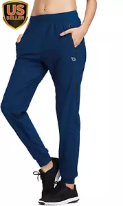 Women'S Joggers Running Hiking Pants Lightweight Quick Dry Athletic Travel Worko - Picture 1 of 5