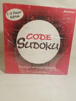 Code Sudoku Hidden Numbers Game 2006 By Pressman New & Factory Sealed! - Image 1 of 2