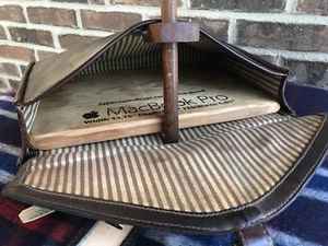 BOLSO MALETÍN MACBOOK CUERO CINTURÓN CARTUJANO DE ESPAÑA AÑOS 90 VINTAGE R$1998 - Imagen 1 de 12
