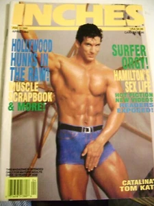 A RARE 1993 "INCHES" WITH HOT BUFF COVER / CENTERFOLD TOM KATT IN MINT CONDITION - Imagen 1 de 10