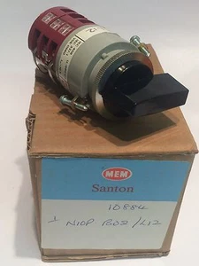 SANTON N10P-B02 SCHWERLAST 3-POLIG 3 POSITION DREHSTEUERSCHALTER FAA ~ 4 - Bild 1 von 3