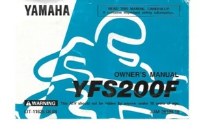 Yamaha YFS200F ATV Owners Service Manual - Bild 1 von 1