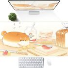 Durable Bread Dog Mouse Pad Practical Kawaii Desk Mat