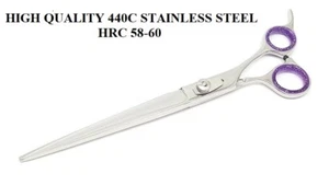 Tijeras de aseo para perros/mascotas - 8,5" rectas - 440C - HRC-58-60 - Imagen 1 de 3