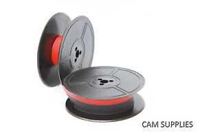Typewriter Ribbon Spool for OLYMPIA DIN 2103 BLACK or BLK/RED or PURPLE