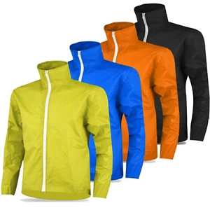 Mens Cycling Rain Jacket Waterproof Windproof Sports Jacket Raincoat S to XXL - Picture 1 of 5