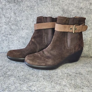 Sperry Top-Sider Damen-Stiefeletten Keilabsatz 8 M braun Wildleder - Bild 1 von 10