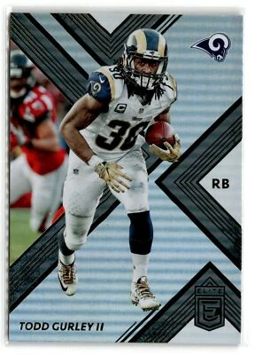 2017 Donruss Elite Football  #56 Todd Gurley II  Los Angeles Rams - Image 1 of 2