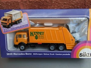 Mercedes SK 6-wheel Refuse Truck Kennet Council - Siku Super Serie 1/55 BOXED - Picture 1 of 2