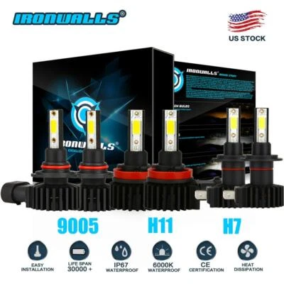 9005 H7 Faro LED + H11 H8 Combo Bombillas Antiniebla Kit Para Mazda CX-7 2007-2012 Foto 1 de 4