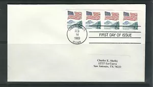 US SC # 2280a Flag Over Yosemite FDC. No Cachet - Picture 1 of 1