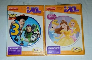 2 Fisher Price iXL Games-Disney Princess & Disney Pixar Toy Story 3-Brand New - Picture 1 of 4