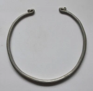 Vintage  Southeast Asia Silver Torc, Akha and  Yao Hill Tribe pre 1970's - Picture 1 of 3