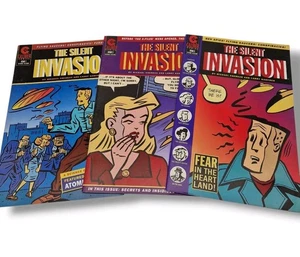 ⚡The Silent Invasion 1 -3  Caliber Comics 1996 The Stubbinsville Connection⚡ - Bild 1 von 13